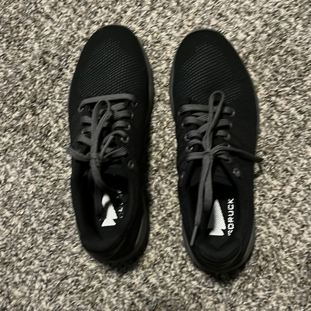 Goruck Black Ballistic Sneakers, size 8 men, size 10 women